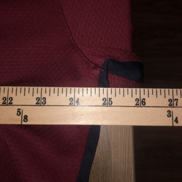 Nike Golf Quarter Zip Jacket Red Large Men’s Golfing Sports Nike Fitdry Logo - Picture 5 of 9